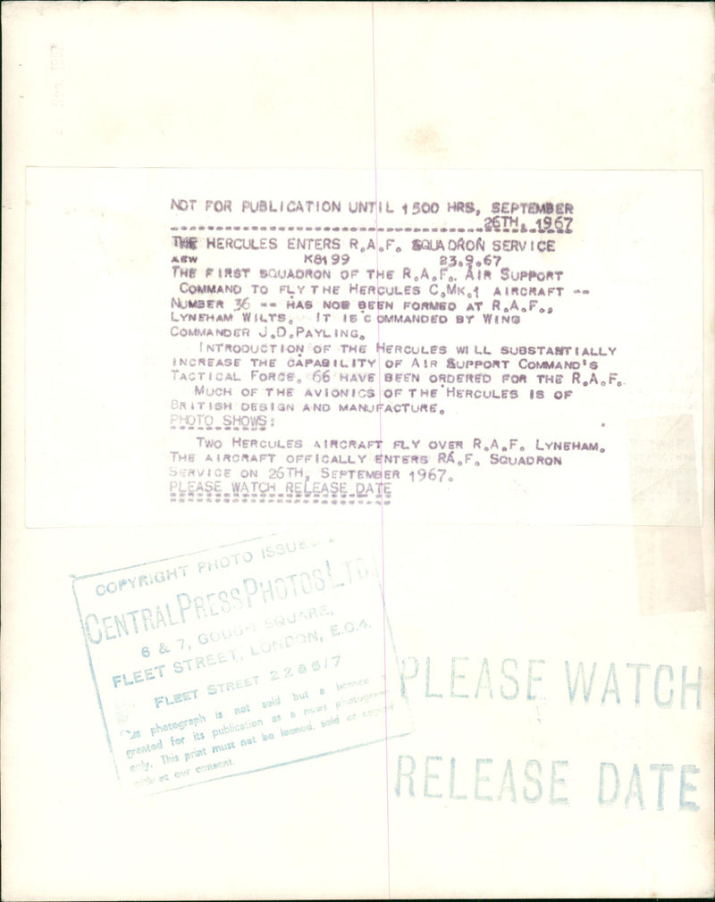 Aircraft Military - Vintage Photograph