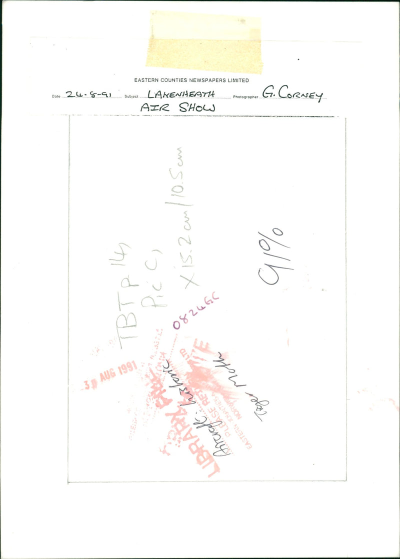 Aircraft, Lakenheath Air Show - Vintage Photograph