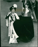 Queen Elizabeth The Queen Mother. - Vintage Photograph