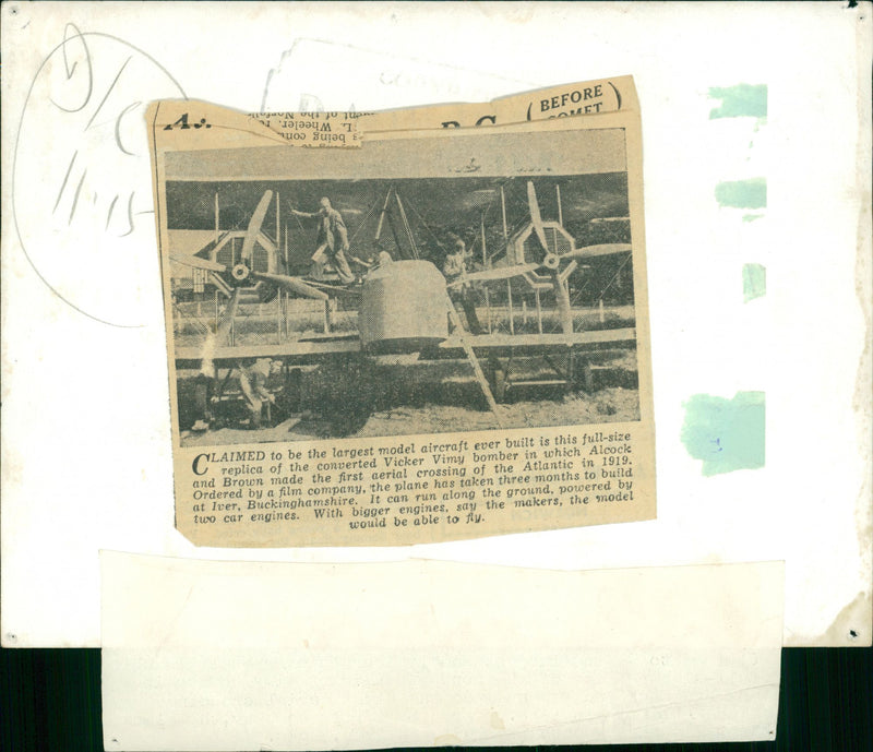 Aircraft - Vintage Photograph