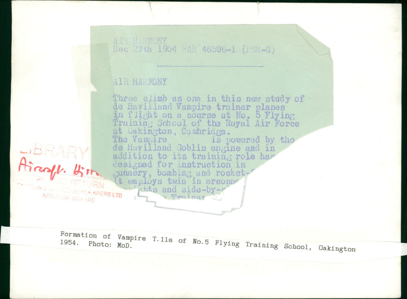 Aircraft - Vintage Photograph