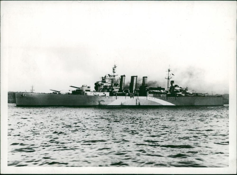 Military Cruiser S-Z - 15 July 1943 - Vintage Photograph