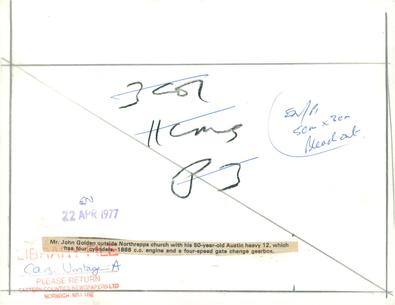 Cars: Classic/Veteran/Vintage - Vintage Photograph