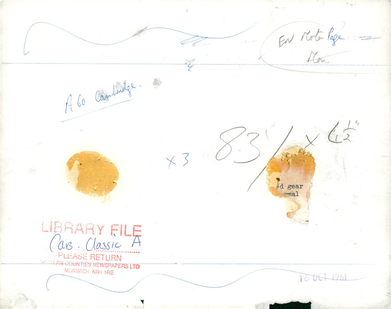 Cars: Classic/Veteran/Vintage - Vintage Photograph