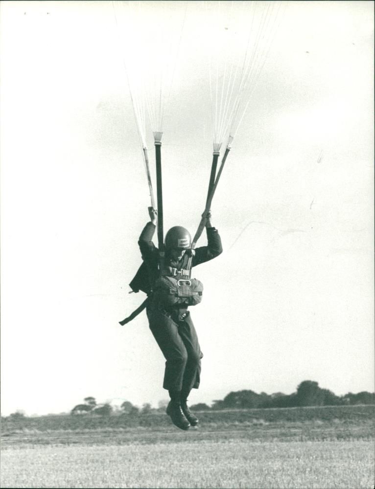 Hang Gliding & Parachuting - Vintage Photograph