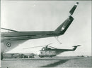 Helicopters: Raf And Coastguard. - Vintage Photograph