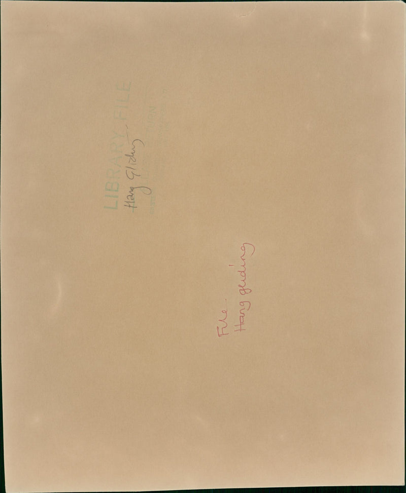 Hang Gliding & Parachuting - Vintage Photograph