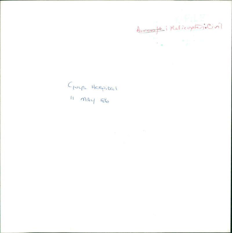 Helicopters: Civil - Vintage Photograph