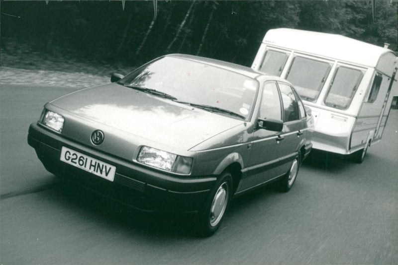 Volkswagen Passat CL,Outright Winner. - Vintage Photograph