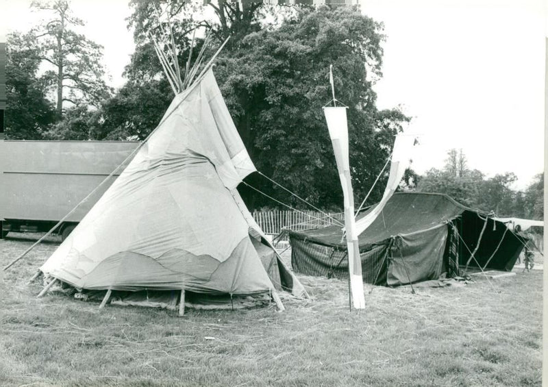 Live Aid Concert. - Vintage Photograph
