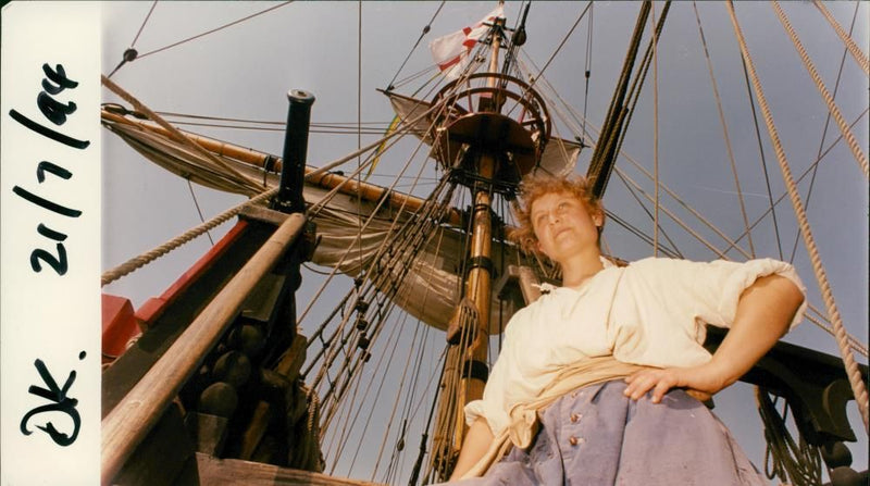 Shipping: Civilian: Sailing Ships - Vintage Photograph