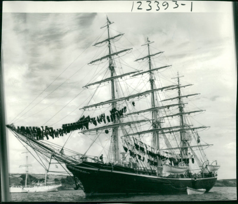 Shipping: Civilian: Sailing Ships - Vintage Photograph