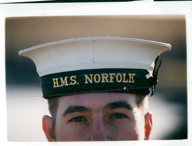Shipping: Military: Frigates: Norfolk - Vintage Photograph
