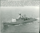 The Royal Navy's oldest frigate HMS Grenville - Vintage Photograph