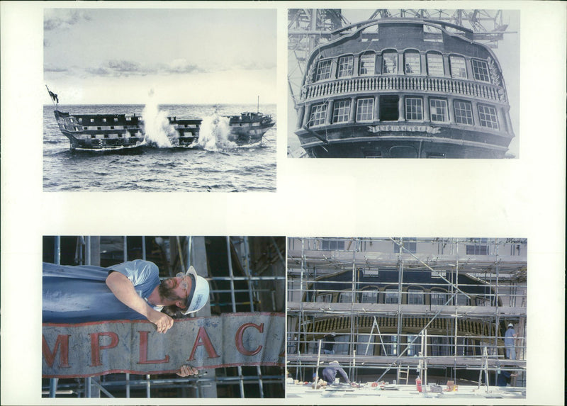 Shipping: Civilian: Sailing Ships - Vintage Photograph