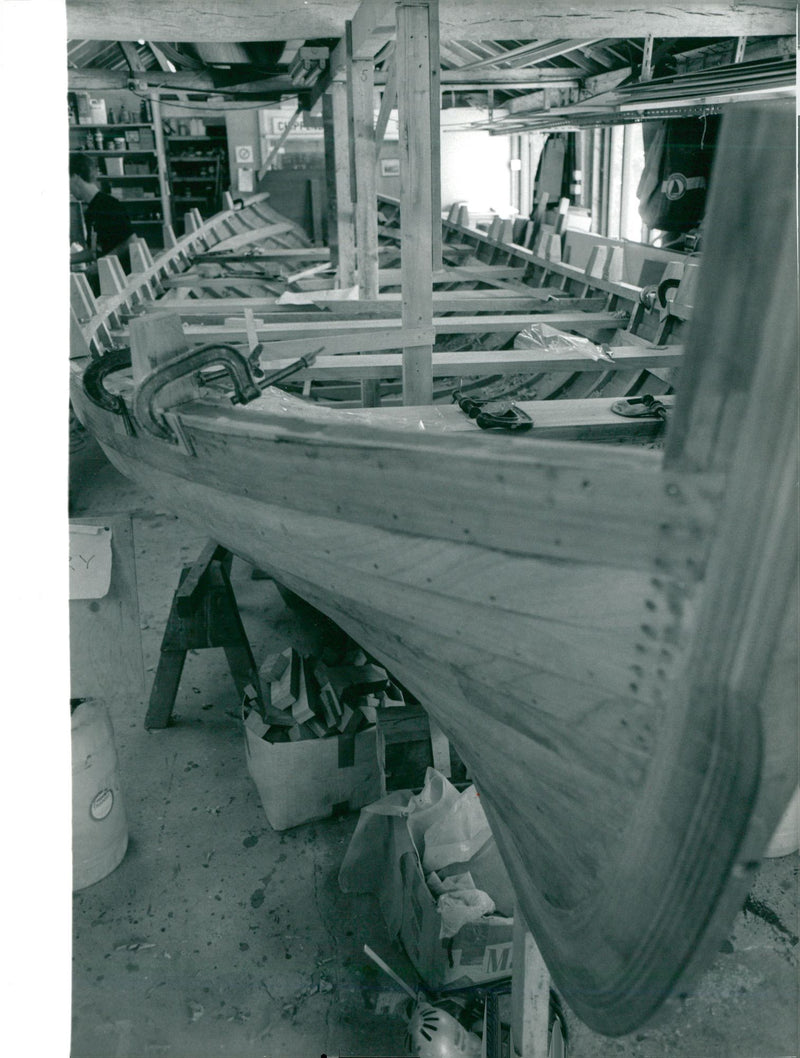 HMS Victory cutter - Vintage Photograph