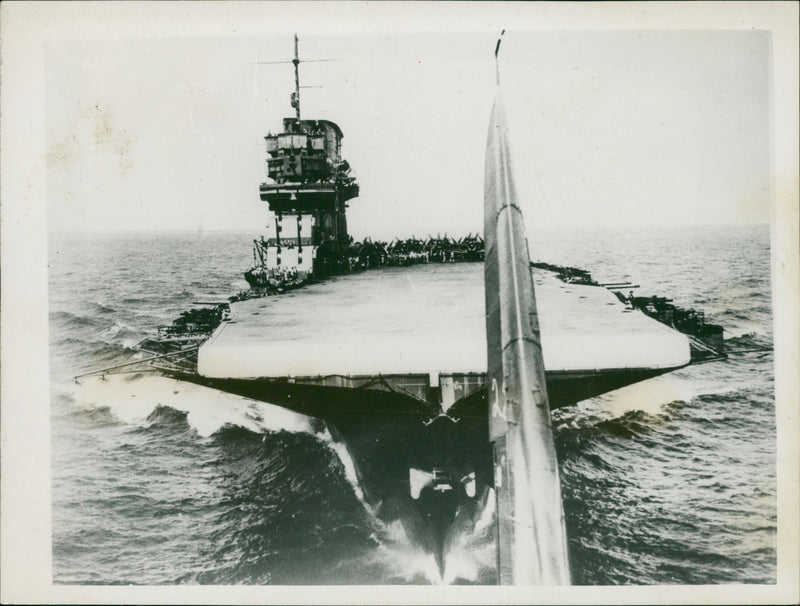 Military Ships Aircraft Carriers - Vintage Photograph