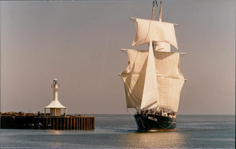 Photograph of the Young Endeavour. - Vintage Photograph