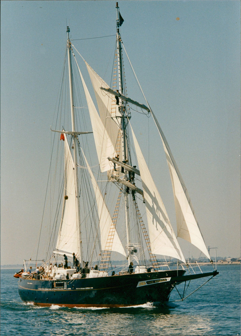 Photograph of the Young Endeavour. - Vintage Photograph