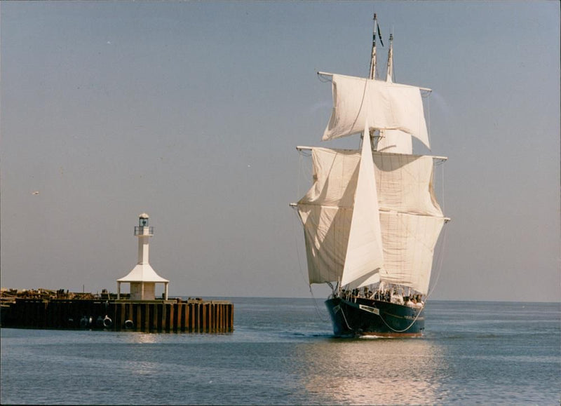 Photograph of the Young Endeavour. - Vintage Photograph