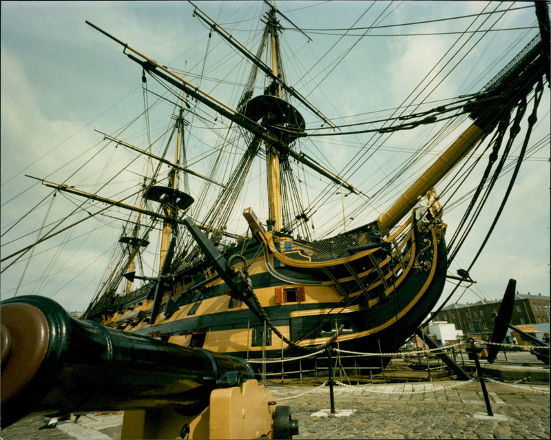 Photograph of the Sailing ships. - Vintage Photograph