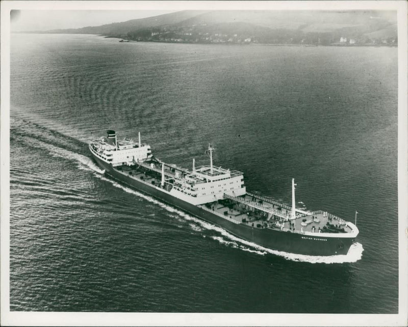 Oil tanker British Duchess - Vintage Photograph