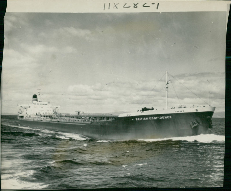 DWT tanker British Confidence - Vintage Photograph