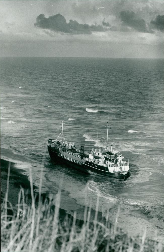 Tanker Blackheath at Trimingham - Vintage Photograph