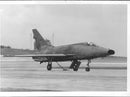 Aircraft: Military: F-100 Super Sabre - Vintage Photograph