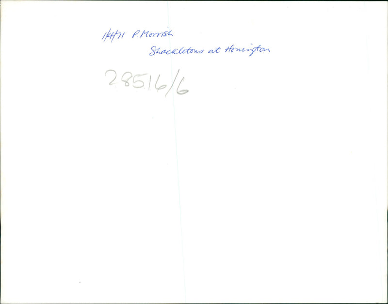 Aircraft: Military: Shackleton at Honington - Vintage Photograph