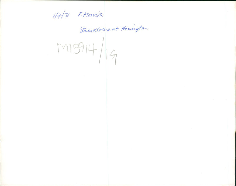 Aircraft: Military: Shackletons at Honington. - Vintage Photograph