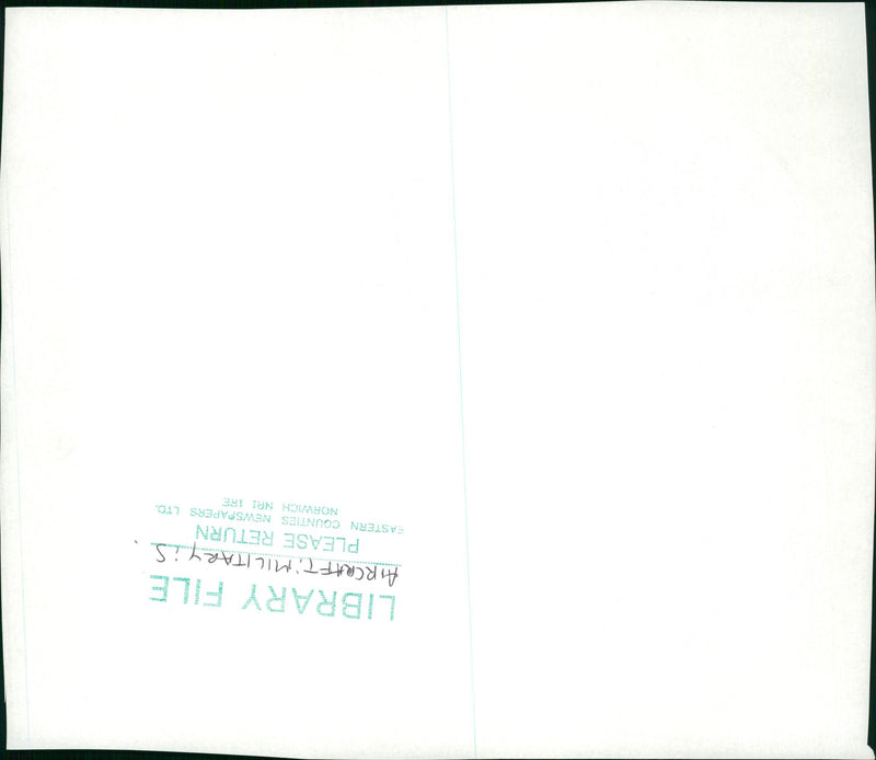 Aircraft: Military: Sea Harrier FRS. 2 - Vintage Photograph