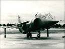 Aircraft: Military: Royal Navy Sea Harrier T4 - Vintage Photograph