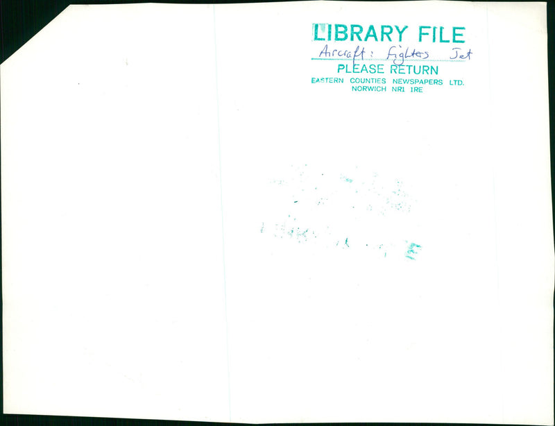 Aircraft: Military: Sea Harrier aircraft - Vintage Photograph