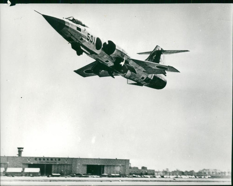 Aircraft: Military: Japan's F-104J Super Starfighter - Vintage Photograph