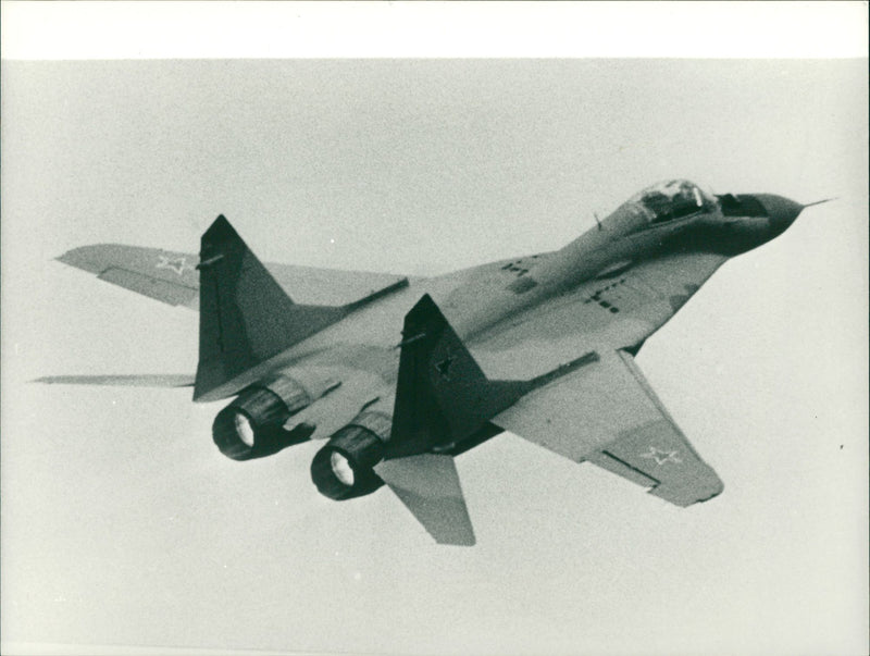 The Soviet new generation of fighter tha MIG-29 - Vintage Photograph