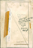 ONE of the crew of the french mirage IV jet seen leaving the aircraft at R.A.F. marham yesterday - Vintage Photograph