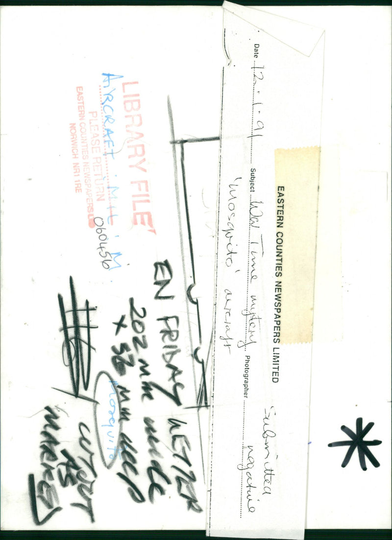 NEC MILITARY AIRCRAFT - Vintage Photograph