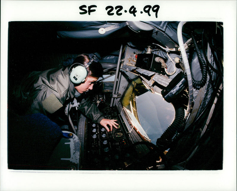 Aircraft: Military: KC135 Stratotanker - Vintage Photograph