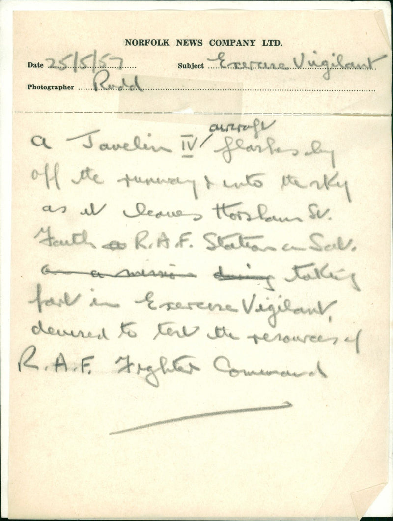 Aircraft: Military - Vintage Photograph