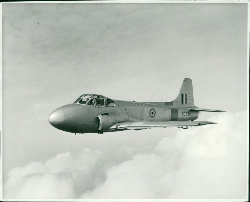 Aircraft: Military: Hunting Percival Jet Provost - Vintage Photograph