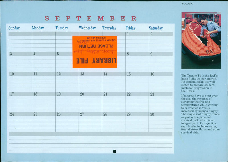 Aircraft: Military: Tucano T1 - Vintage Photograph