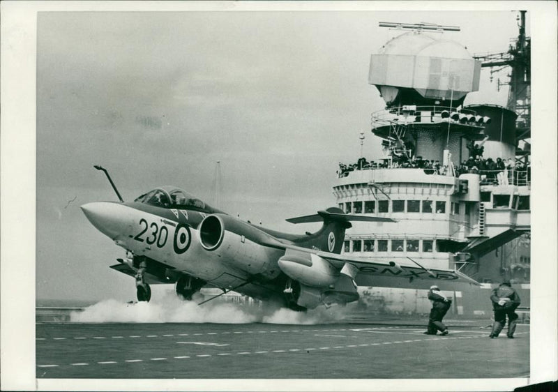 Jet bombers operating. - Vintage Photograph