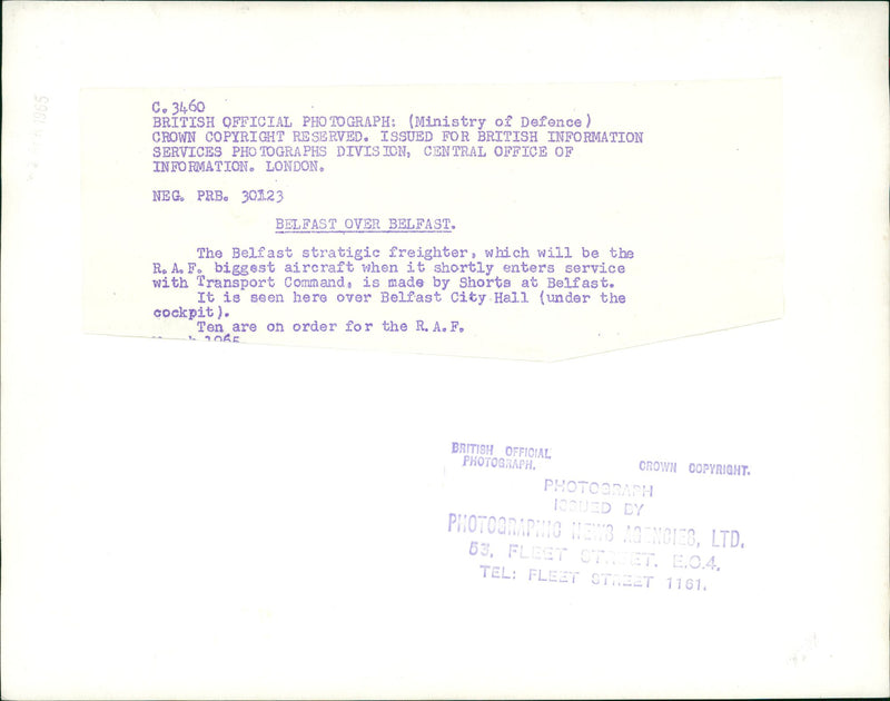 Biggest Aircraft . - Vintage Photograph