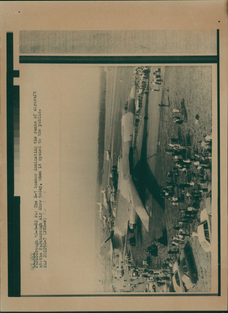 Aircraft military. - Vintage Photograph