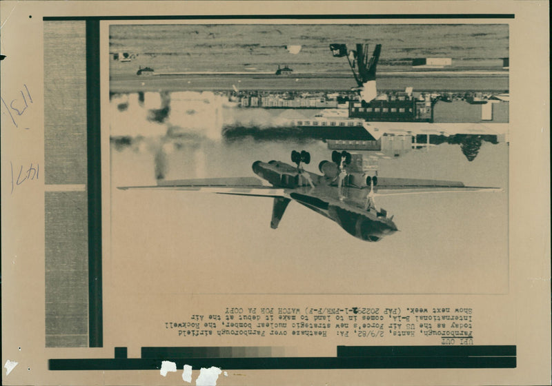 Aircraft military. - Vintage Photograph