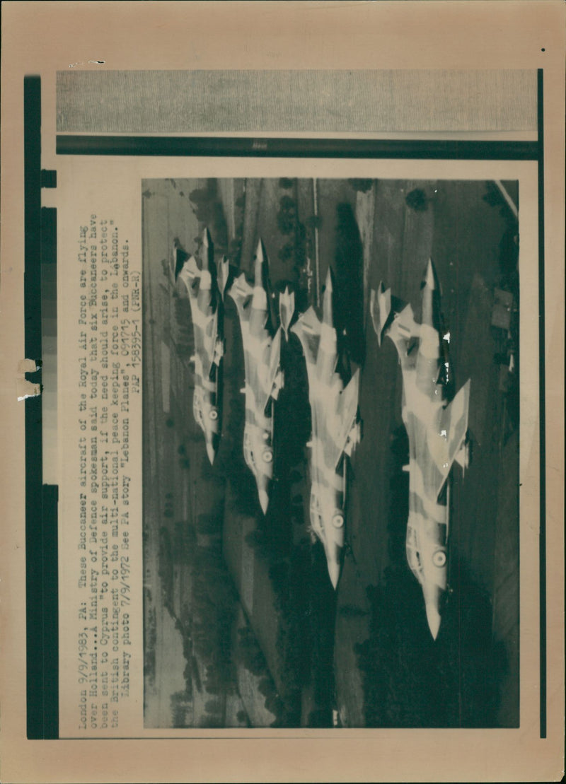 Aircraft military. - Vintage Photograph