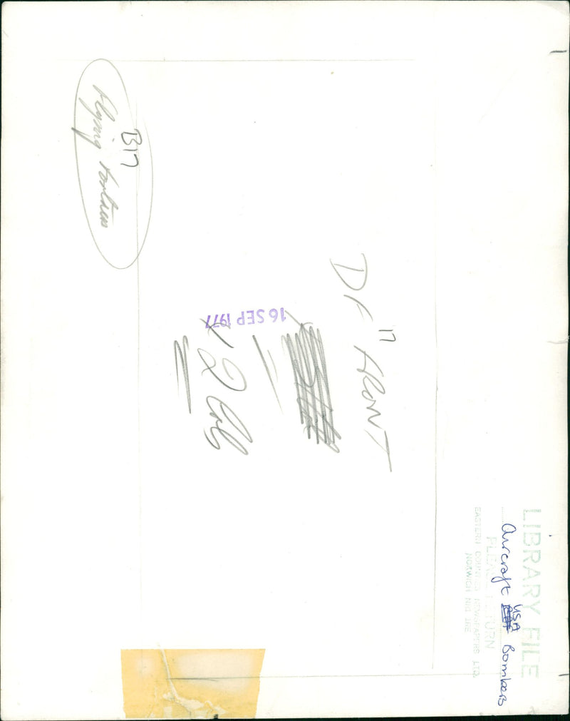 Aircraft military. - Vintage Photograph