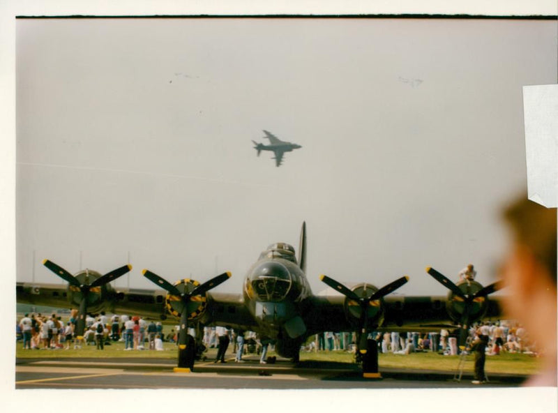 Mildenhall airfete. - Vintage Photograph