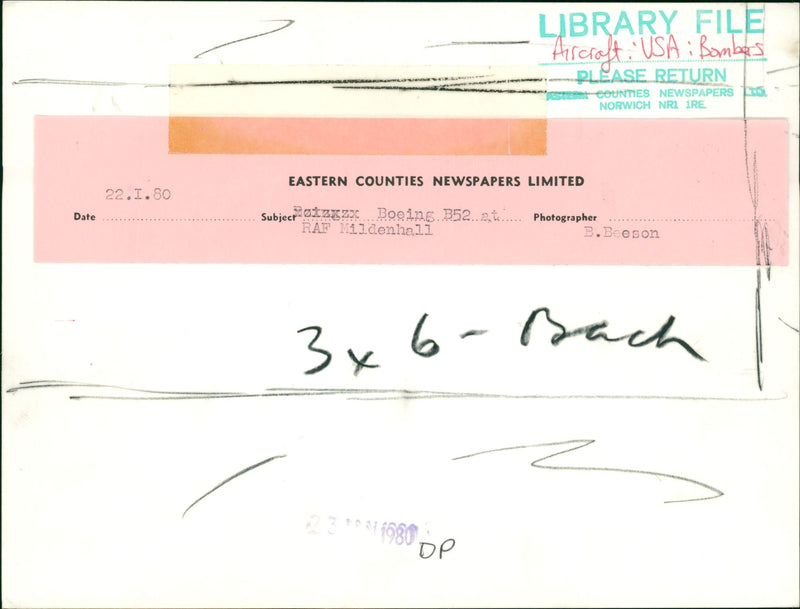 Aircraft military. - Vintage Photograph